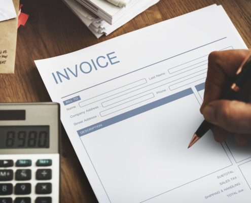 Business liquidity and invoice processing