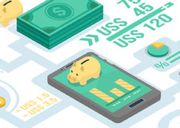 Illustration - mobile, diagram, calendar, charts