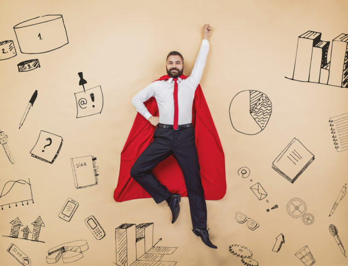 Leadership skills A successful businessman
