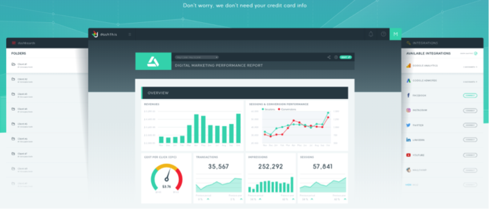 DashThis DashThis platform banner