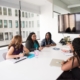Businesswomen In Boardroom Meeting