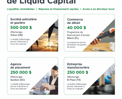 Financements recent de Liquid Capital Octobre 2021