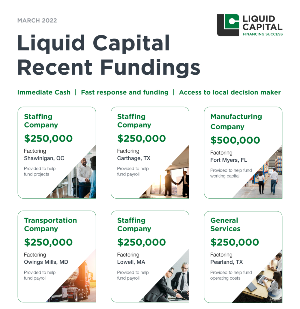 March 2022 Recent Fundings Liquid Capital