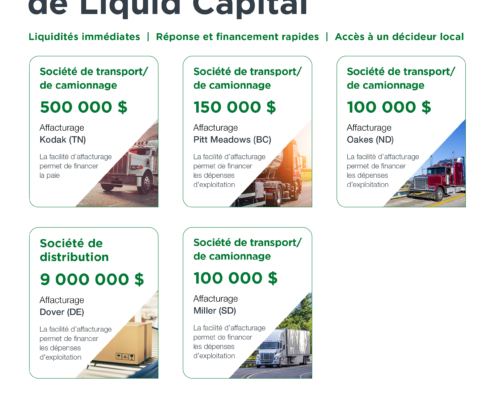 Liquid Capital Financements Recents Avril 2022