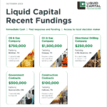 Liquid Capital October 2022 Recent Fundings