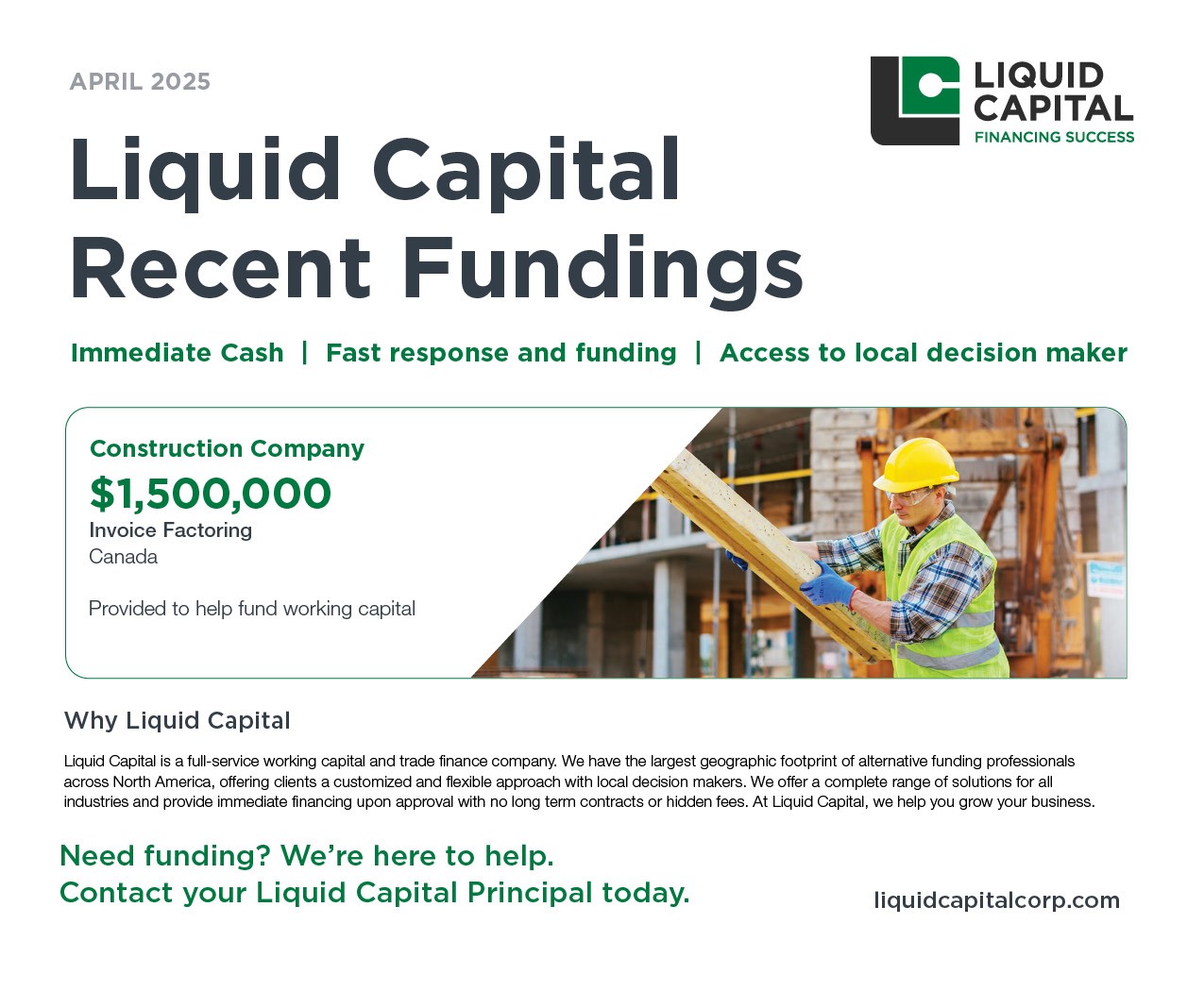 April 2025 Recent Fundings Image