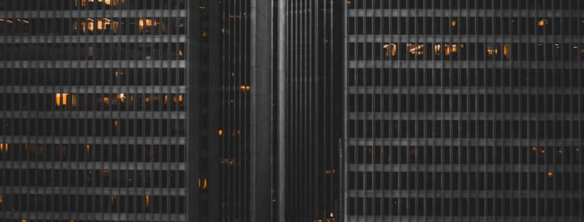 Large buildings representing businesses in need of working capital financing solutions