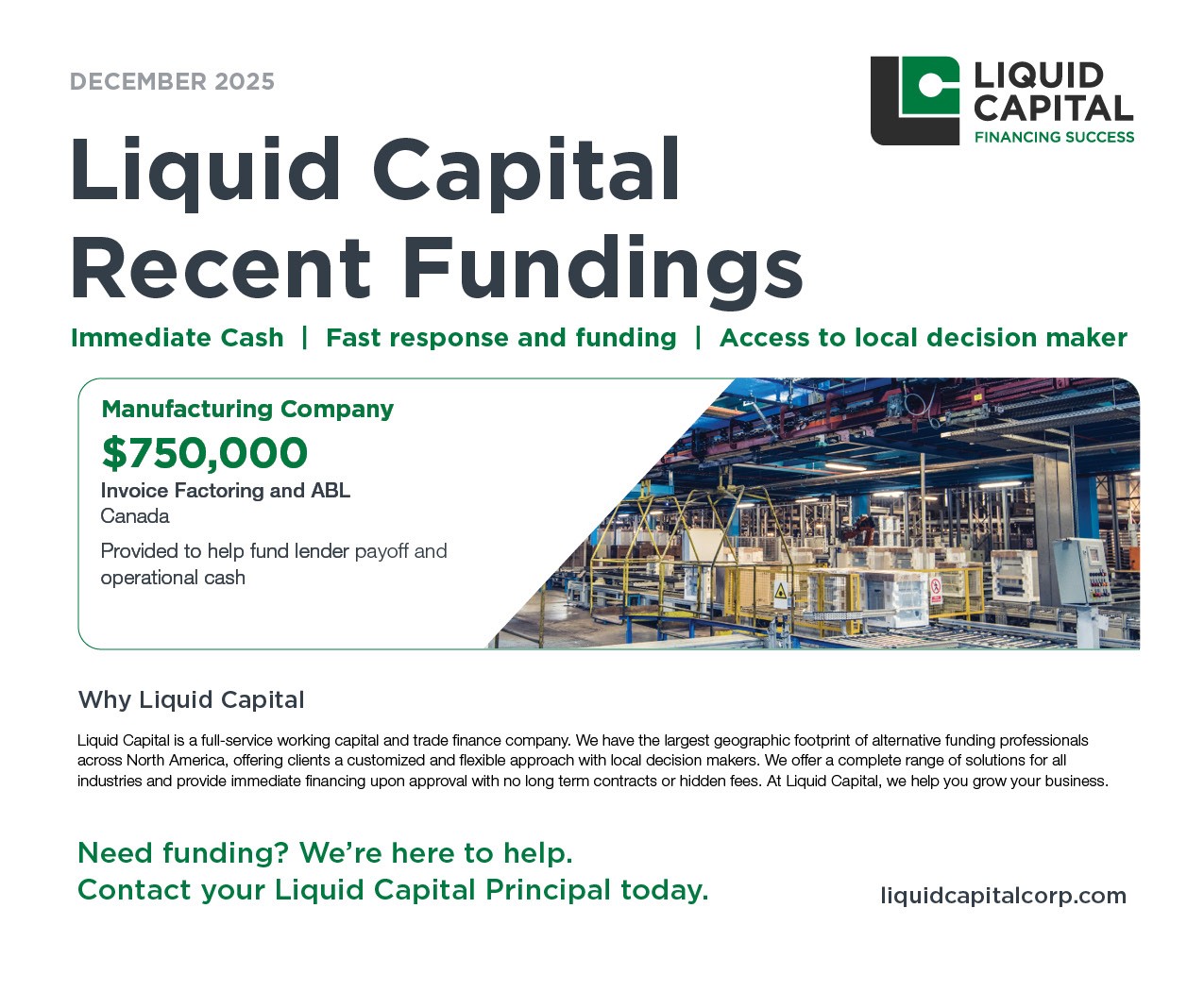 December 2025 Recent Funding