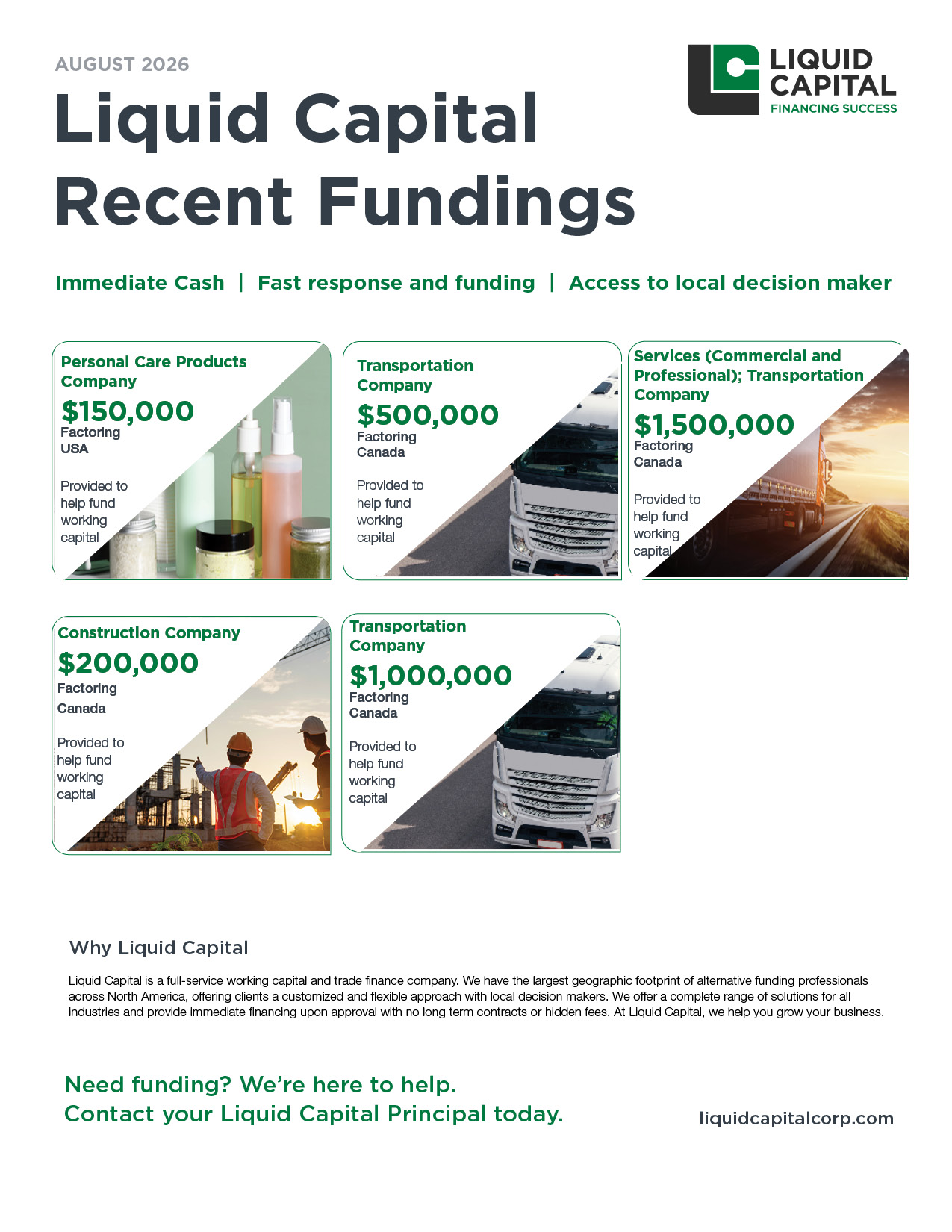 Recent fundings August